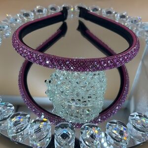 Fuchsia Crystal Headband (as is) Headband only